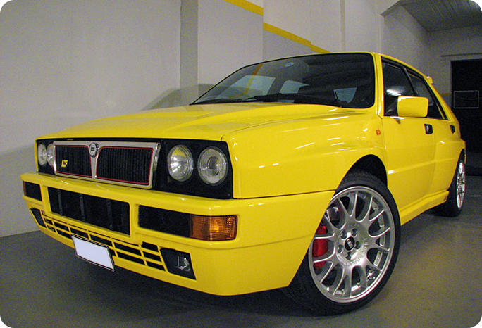 LANCIA DELTA HF INTEGRALE EVO II GIALLA SPECIAL EDITION ED 220